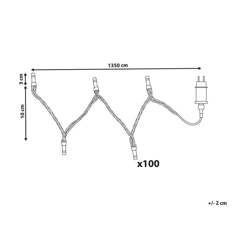 Lyslenke Igaliku - 13,5 m - Belysning - Dekorasjonsbelysning - Dekorativ innendørsbelysning - Lysslynge ball