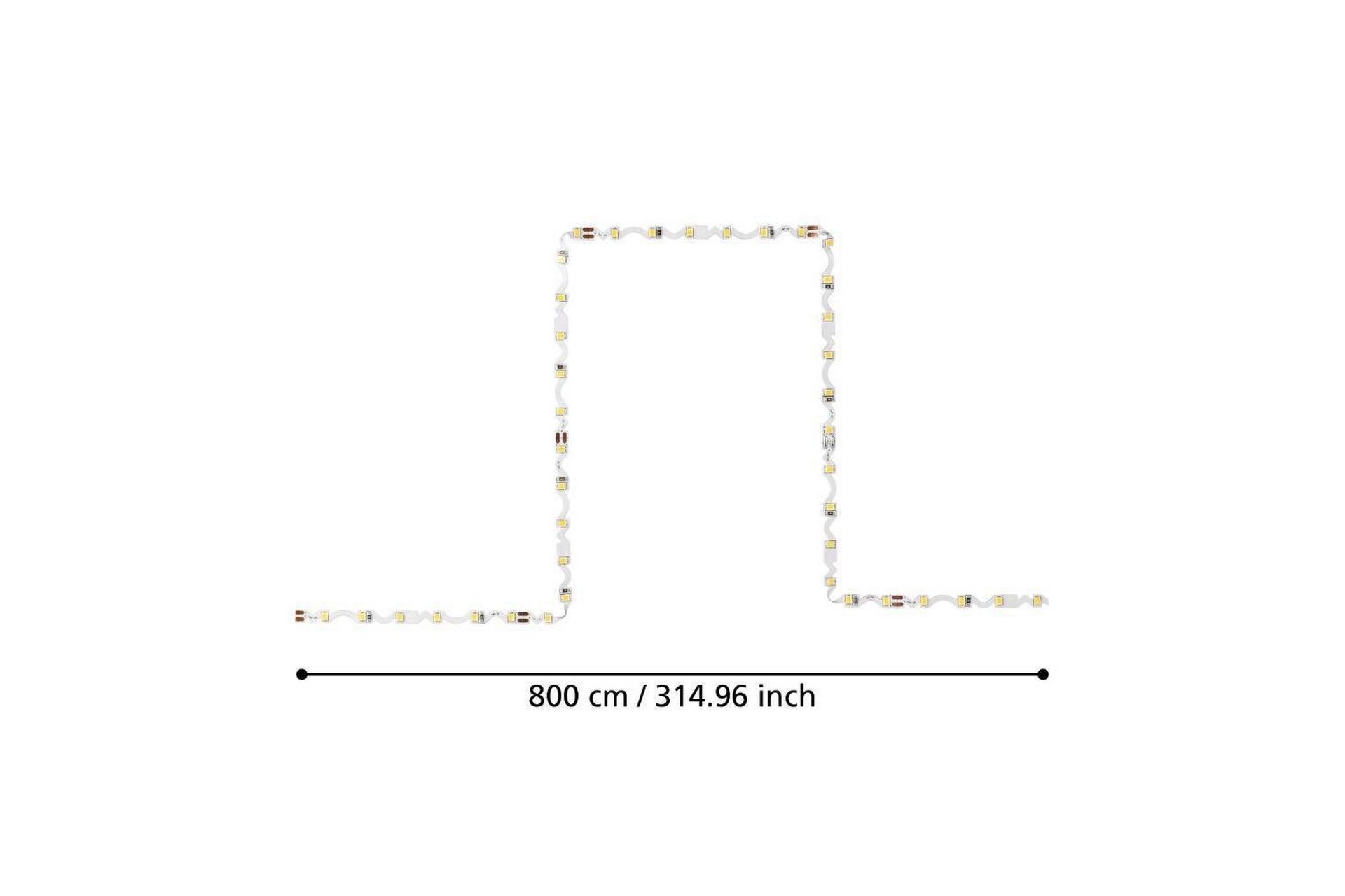 Lyslist Eglo Fleksibel 3000K 8 m - Belysning - Dekorasjonsbelysning - Dekorativ innendørsbelysning - Lyslist
