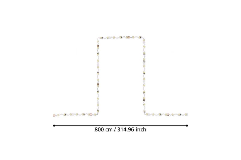 Lyslist Eglo Fleksibel 4000K 8 m - 8 m - Belysning - Dekorasjonsbelysning - Dekorativ innendørsbelysning - Lyslist
