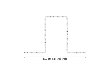 Lyslist Eglo Fleksibel RGB 8 m - Belysning - Dekorasjonsbelysning - Dekorativ innendørsbelysning - Lyslist