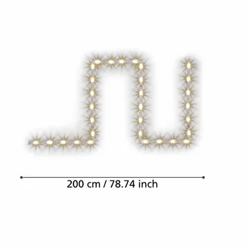 Lyslist Stripe-Z LED-ZIG-CCT - 2 m - Belysning - Dekorasjonsbelysning - Dekorativ innendørsbelysning - Lyslist