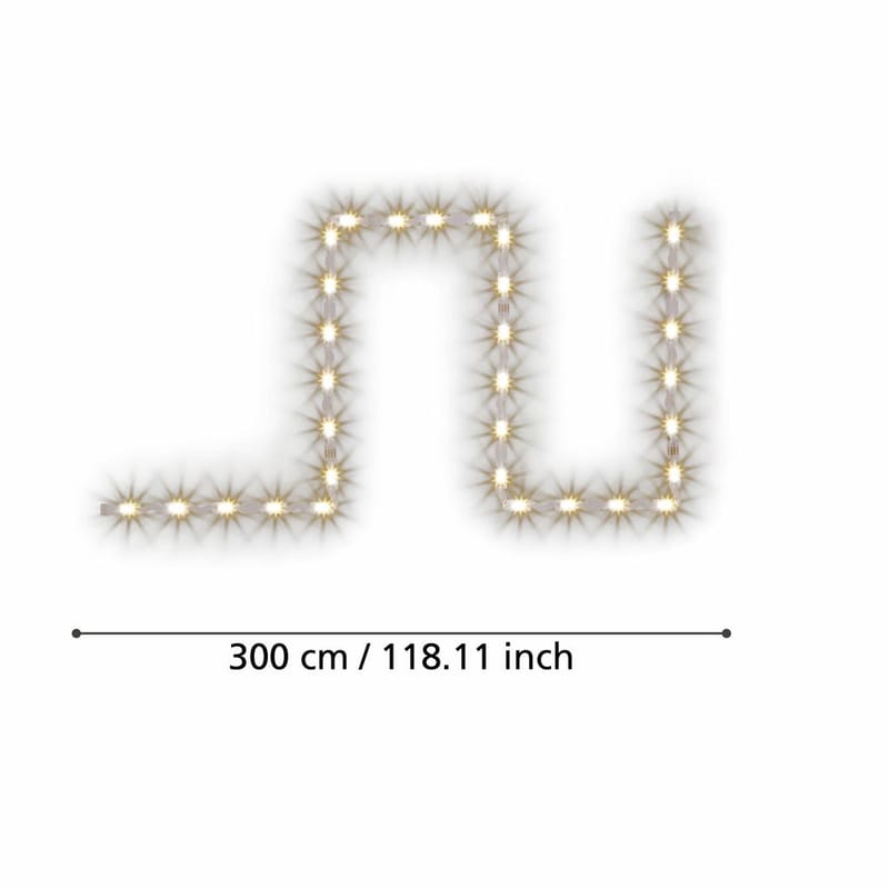 Lyslist Stripe-Z LED-ZIG-CCT - 3 m - Belysning - Dekorasjonsbelysning - Dekorativ innendørsbelysning - Lyslist