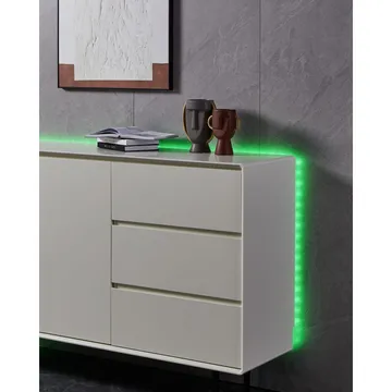 Lyslist Stripe-Z LED-ZIG-RGB/CCT - 8 m - Belysning - Dekorasjonsbelysning - Dekorativ innendørsbelysning - Lyslist