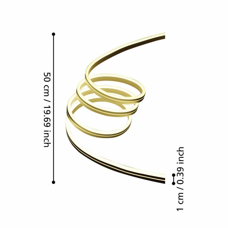 Lysrør Flatneon - 3 m - Belysning - Dekorasjonsbelysning - Dekorativ innendørsbelysning - Lyslist