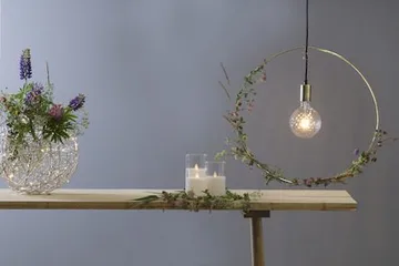 M-Twinkle LED-kubbelys 15 cm - transparent - Belysning - Dekorasjonsbelysning - Dekorativ innendørsbelysning - Batteridrevne lys