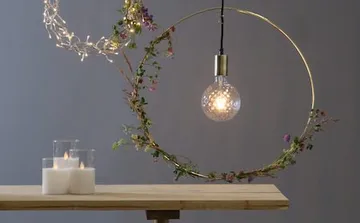 M-Twinkle LED-kubbelys 15 cm - transparent - Belysning - Dekorasjonsbelysning - Dekorativ innendørsbelysning - Batteridrevne lys