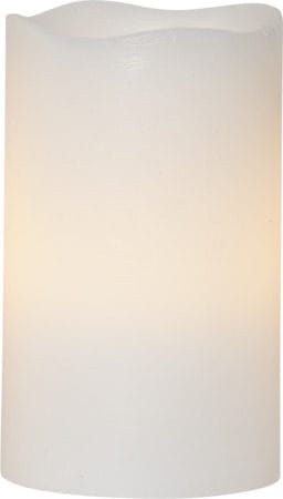 May LED-kubbelys 3-pakning 7,5 cm - marmorert hvit - Belysning - Dekorasjonsbelysning - Dekorativ innendørsbelysning - Batteridrevne lys