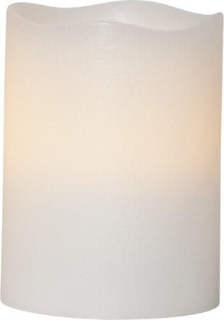 May LED-kubbelys 3-pakning 7,5 cm - marmorert hvit - Belysning - Dekorasjonsbelysning - Dekorativ innendørsbelysning - Batteridrevne lys