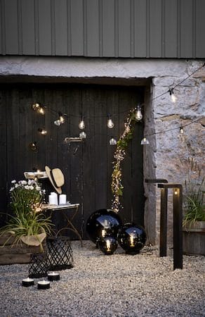 Torch Candle LED-lys 10,5 cm - svart - Belysning - Dekorasjonsbelysning - Dekorativ innendørsbelysning - Batteridrevne lys