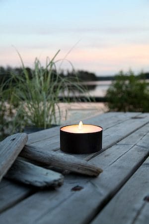 Torch Candle LED-lys 10,5 cm - svart - Belysning - Dekorasjonsbelysning - Dekorativ innendørsbelysning - Batteridrevne lys