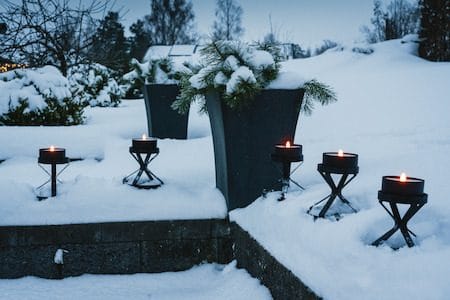 Torch Candle LED-lys 10,5 cm - svart - Belysning - Dekorasjonsbelysning - Dekorativ innendørsbelysning - Batteridrevne lys