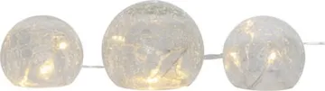Triss glassdekorasjon 77 cm - transparent - Belysning - Dekorasjonsbelysning - Dekorativ innendørsbelysning - Lysslynge ball