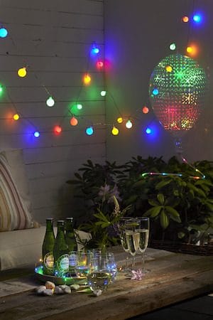Berry lysslynge - opal, flerfarget - Belysning - Dekorasjonsbelysning - Dekorativ utendørsbelysning - Lyslenke utendørs