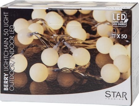 Berry lysslynge - opal - Belysning - Dekorasjonsbelysning - Dekorativ utendørsbelysning - Lyslenke utendørs