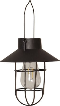 Cage solcelledekorasjon 18 cm - svart - Belysning - Dekorasjonsbelysning - Dekorativ utendørsbelysning - LED-belysning utendørs
