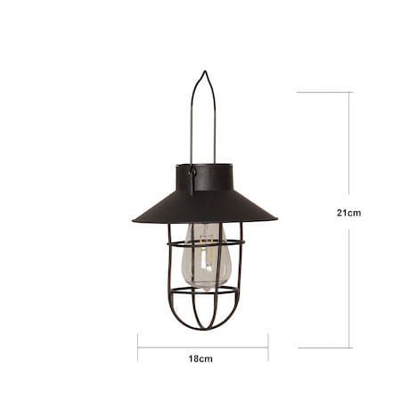 Cage solcelledekorasjon 18 cm - svart - Belysning - Dekorasjonsbelysning - Dekorativ utendørsbelysning - LED-belysning utendørs