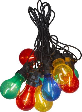 Circus Filament lyslenke - flerfarget - Belysning - Dekorasjonsbelysning - Dekorativ utendørsbelysning - Lyslenke utendørs