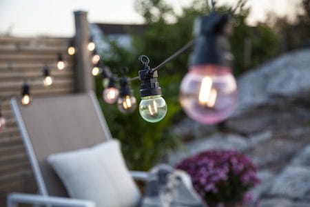 Circus Small Filament lysslynge - pastell flerfarget - Belysning - Dekorasjonsbelysning - Dekorativ utendørsbelysning - Lyslenke utendørs