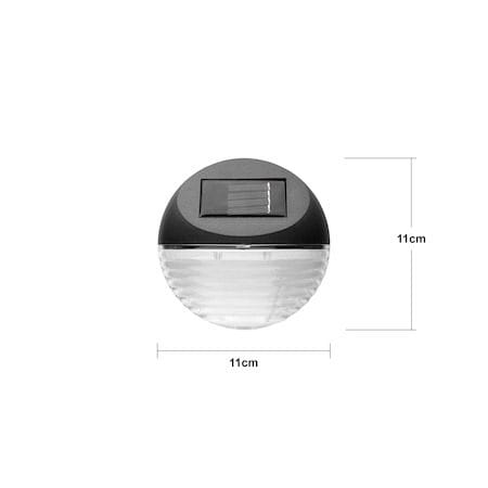 Fency 3-pakning solcellevegglykt 11 cm - brun - Belysning - Dekorasjonsbelysning - Dekorativ utendørsbelysning - LED-belysning utendørs