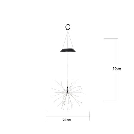 Firework Solar solcelledekorasjon 26 cm - svart - Belysning - Dekorasjonsbelysning - Dekorativ utendørsbelysning - LED-belysning utendørs