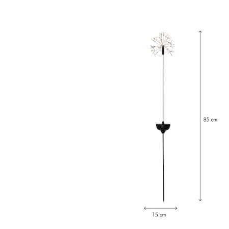 Firework Solar solcelledekorasjon 85 cm - svart - Belysning - Dekorasjonsbelysning - Dekorativ utendørsbelysning - LED-belysning utendørs