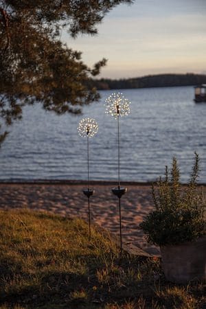 Firework Solar solcelledekorasjon 85 cm - svart - Belysning - Dekorasjonsbelysning - Dekorativ utendørsbelysning - LED-belysning utendørs