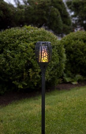 Flame solcellefakkel 54 cm - svart - Belysning - Dekorasjonsbelysning - Dekorativ utendørsbelysning - LED-belysning utendørs