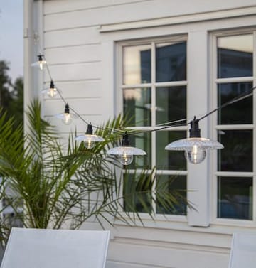 Glassy Light lysslynge - transparent med svart kabel - Belysning - Dekorasjonsbelysning - Dekorativ utendørsbelysning - Lyslenke utendørs