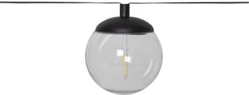 Globe solcellelysslynge 10 cm - svart og transparent - Belysning - Dekorasjonsbelysning - Dekorativ utendørsbelysning - LED-belysning utendørs
