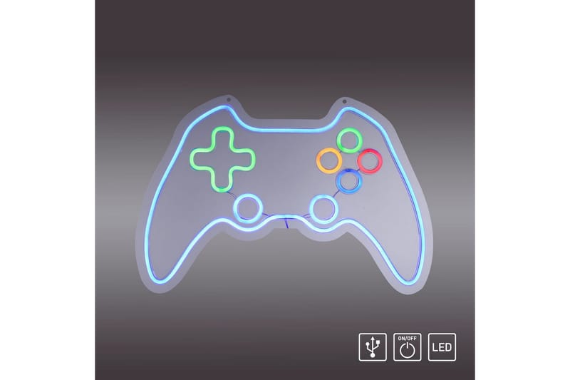 Neon-Gamer Just Light Dekorativ Lampe - Belysning - Dekorasjonsbelysning - Dekorativ utendørsbelysning - Lysnett