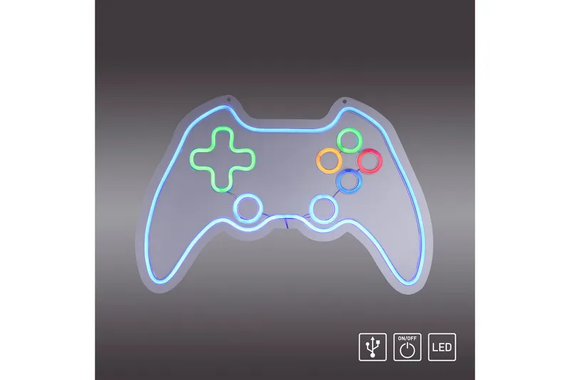 Neon-Gamer Just Light Dekorativ Lampe - Belysning - Dekorasjonsbelysning - Dekorativ utendørsbelysning - Lysnett