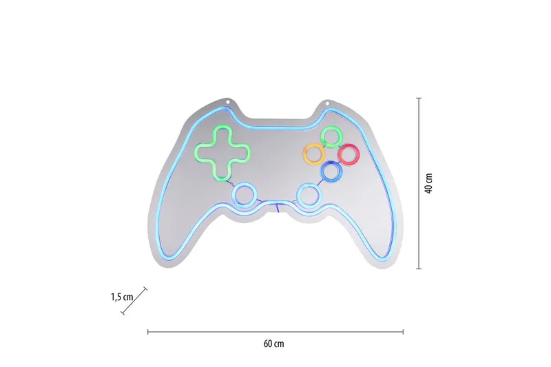 Neon-Gamer Just Light Dekorativ Lampe - Belysning - Dekorasjonsbelysning - Dekorativ utendørsbelysning - Lysnett