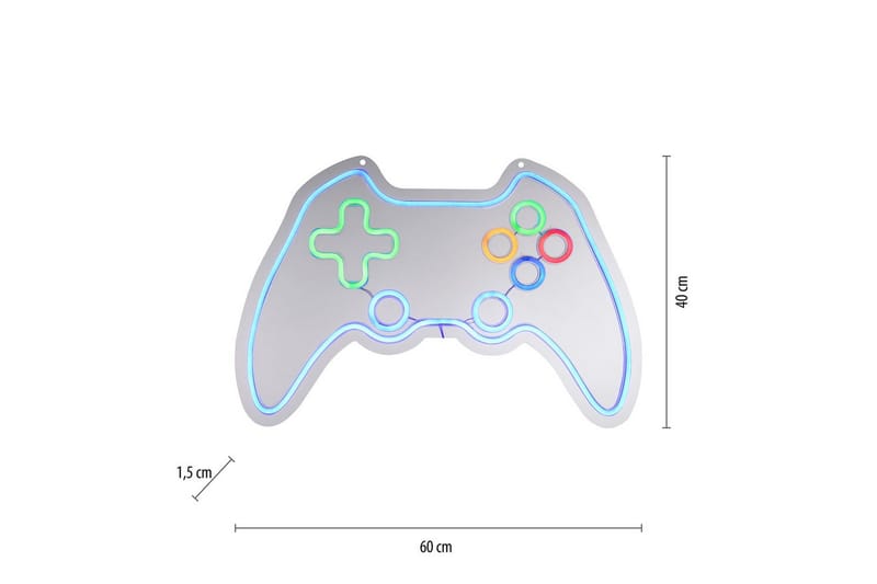 Neon-Gamer Just Light Dekorativ Lampe - Belysning - Dekorasjonsbelysning - Dekorativ utendørsbelysning - Lysnett