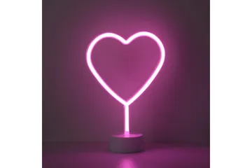 Neon-Heart Just Light Dekorativ Lampe - Belysning - Dekorasjonsbelysning - Dekorativ utendørsbelysning - Lysnett