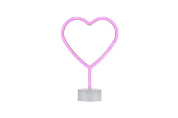 Neon-Heart Just Light Dekorativ Lampe - Belysning - Dekorasjonsbelysning - Dekorativ utendørsbelysning - Lysnett