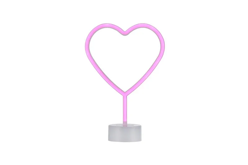 Neon-Heart Just Light Dekorativ Lampe