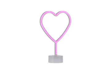 Neon-Heart Just Light Dekorativ Lampe - Belysning - Dekorasjonsbelysning - Dekorativ utendørsbelysning - Lysnett