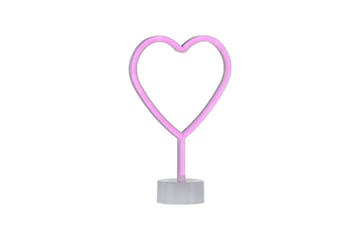 Neon-Heart Just Light Dekorativ Lampe - Belysning - Dekorasjonsbelysning - Dekorativ utendørsbelysning - Lysnett