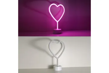 Neon-Heart Just Light Dekorativ Lampe - Belysning - Dekorasjonsbelysning - Dekorativ utendørsbelysning - Lysnett