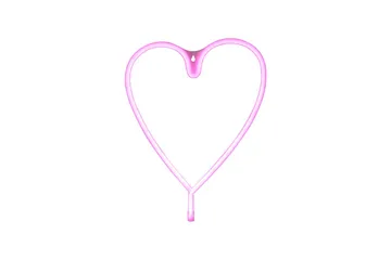 Neon-Heart Just Light Dekorativ Lampe - Belysning - Dekorasjonsbelysning - Dekorativ utendørsbelysning - Lysnett