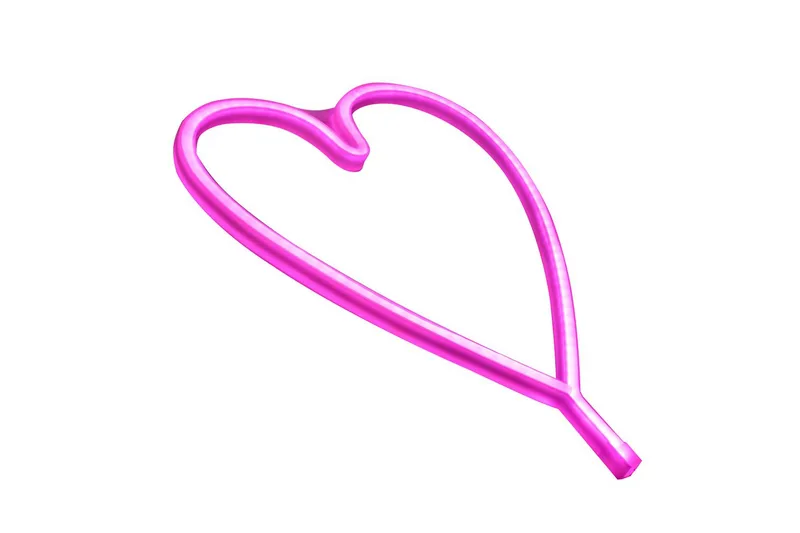 Neon-Heart Just Light Dekorativ Lampe - Belysning - Dekorasjonsbelysning - Dekorativ utendørsbelysning - Lysnett