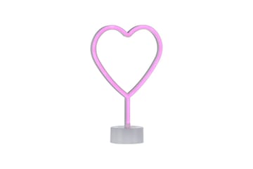 Neon-Heart Just Light Dekorativ Lampe - Belysning - Dekorasjonsbelysning - Dekorativ utendørsbelysning - Lysnett