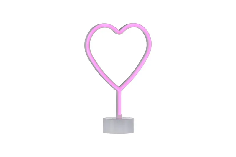 Neon-Heart Just Light Dekorativ Lampe - Belysning - Dekorasjonsbelysning - Dekorativ utendørsbelysning - Lysnett
