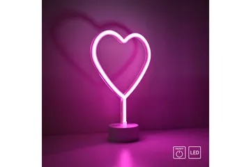 Neon-Heart Just Light Dekorativ Lampe - Belysning - Dekorasjonsbelysning - Dekorativ utendørsbelysning - Lysnett