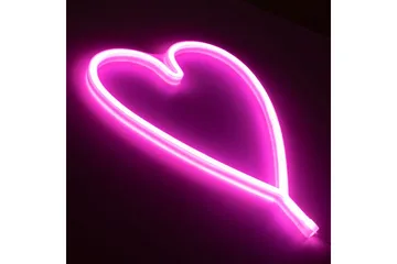Neon-Heart Just Light Dekorativ Lampe - Belysning - Dekorasjonsbelysning - Dekorativ utendørsbelysning - Lysnett