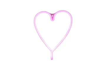 Neon-Heart Just Light Dekorativ Lampe - Belysning - Dekorasjonsbelysning - Dekorativ utendørsbelysning - Lysnett