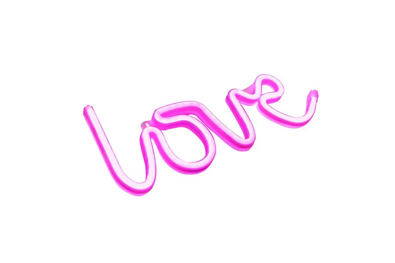 Neon-Kärlek Just Light Dekorativ Lampe - Belysning - Dekorasjonsbelysning - Dekorativ utendørsbelysning - Lysnett