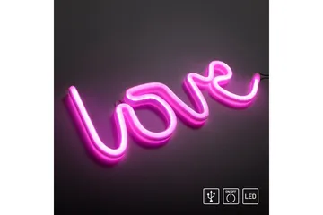 Neon-Kärlek Just Light Dekorativ Lampe - Belysning - Dekorasjonsbelysning - Dekorativ utendørsbelysning - Lysnett