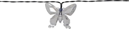 Papillon solcellelysslynge - transparent - Belysning - Dekorasjonsbelysning - Dekorativ utendørsbelysning - Lyslenke utendørs