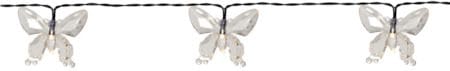 Papillon solcellelysslynge - transparent - Belysning - Dekorasjonsbelysning - Dekorativ utendørsbelysning - Lyslenke utendørs